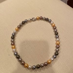 REAL multicolor pearl necklace
